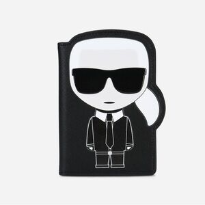 Karl Lagerfeld  K/Ikonik Passport credit card Holder